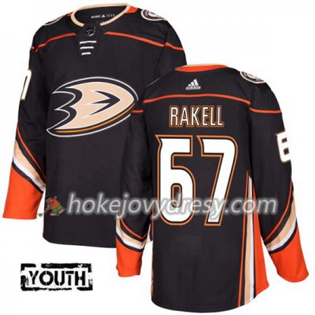 Dětské Hokejový Dres Anaheim Ducks Rickard Rakell 67 Adidas 2017-2018 Černá Authentic